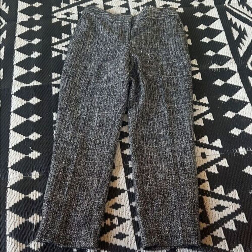 Talbots woman’s  Black and White Hampshire ankle pant Pants   C